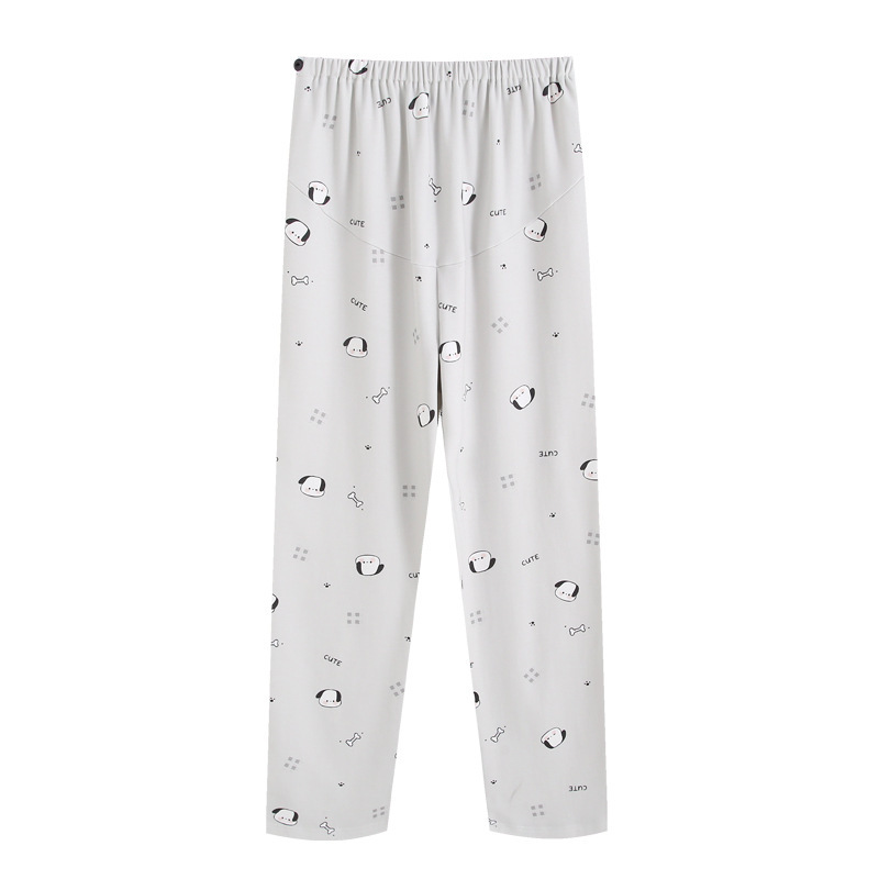 Maternity Pajama Pants for Women, Summer Loose Large Size Adjustable Postpartum Spring and Autumn Home Pants, Thin Style Suitable for Wearing Outside Maternity Pajama Pants for Women, Summer Loose Large Size Adjustable Postpartum Spring and Autumn Home Pants, Thin Style Suitable for Wearing Outside