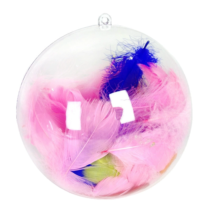 Transparent plastic acrylic foldable pendant handmade, DIY