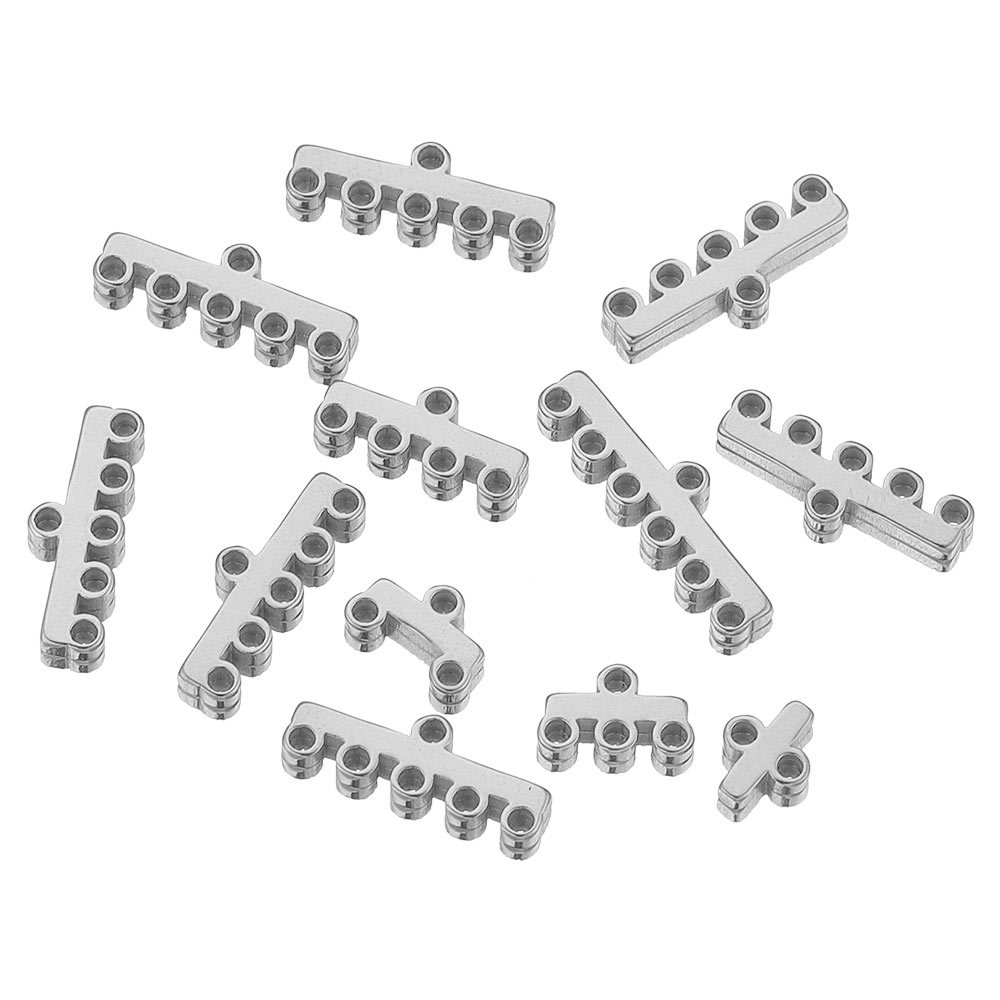 20 PCS/Package Quantity 20 PCS/Package 304 Stainless Steel Geometric Round Jewelry Buckle