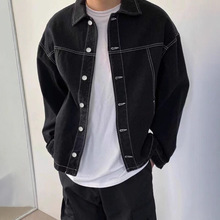 春秋牛仔外套男士2025年新款潮流休闲夹克衣服男秋季潮牌男装秋装