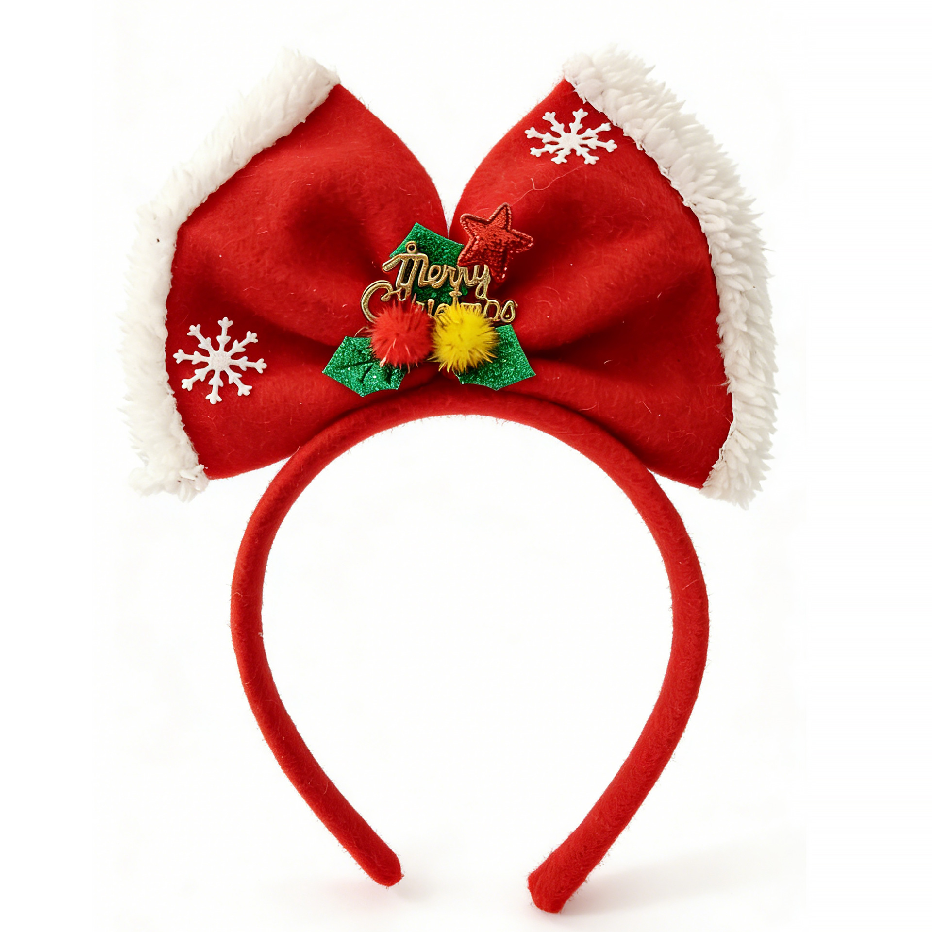 Navidad arco para el cabello de vacaciones fiestas accesorios de fotografía niños adultos Navidad decoración para el cabello