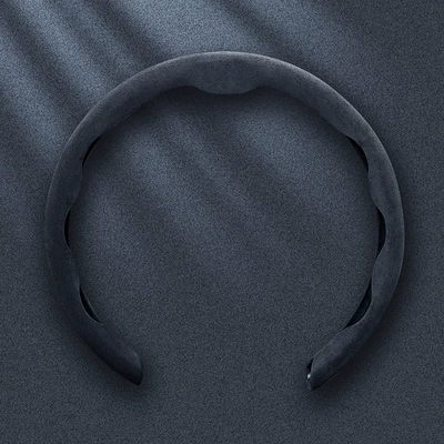 Steering wheel cover — All Seasons, Factory Wholesale - 5d-carbon-black-suede-38cm