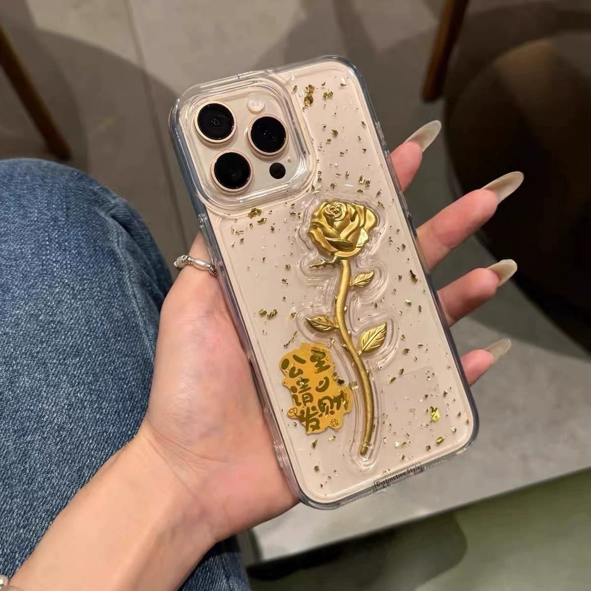Apple, совместимый чехол для iPhone 17 для принцессы, розовое золото, iPhone, 17 Pro Max