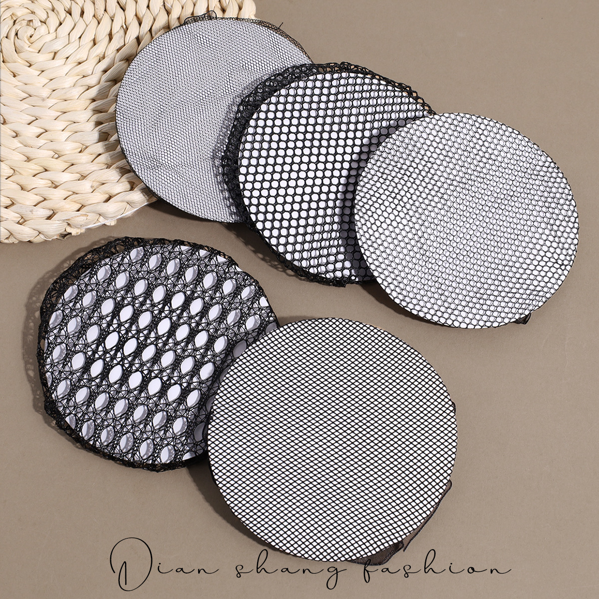 New Black Lace Hair Net Dance Bun Net Nurse Hair Net High Elasticity Hair Net Simple Bun Hair Accessory