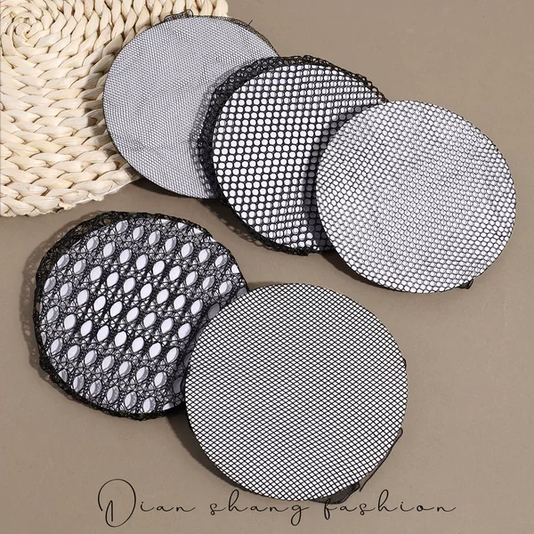New Black Lace Hair Net Dance Bun Net Nurse Hair Net High Elasticity Hair Net Simple Bun Hair Accessory