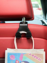 Hidden creative new car seat back hooks, car multi-purpose rear seat mobile phone holder hooks