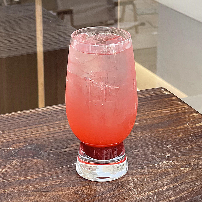 Taza de jugo de fondo grueso de alta gama