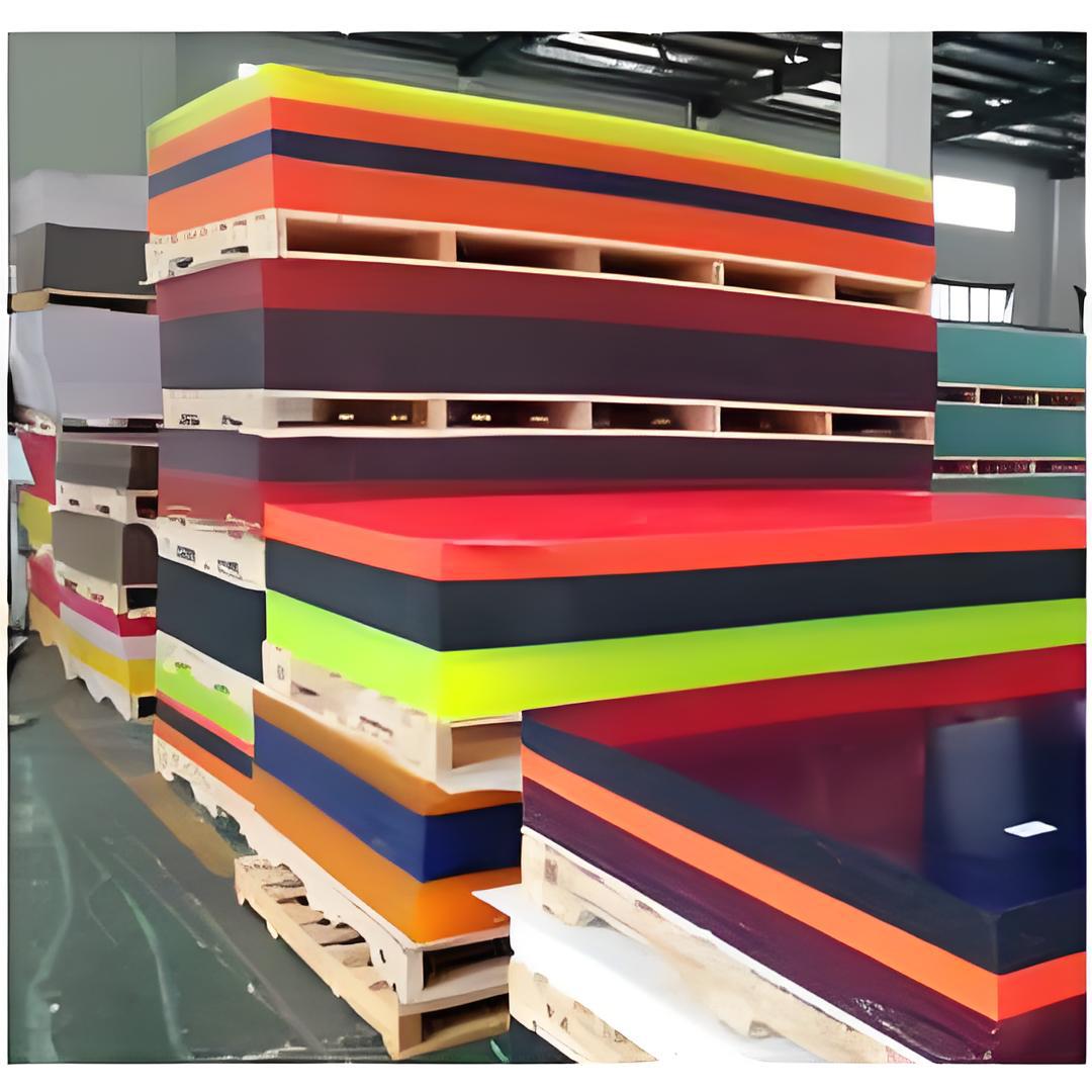 彩色半透明亚克力板黑茶色有机玻璃渐变盒子异形烤弯丝印打印