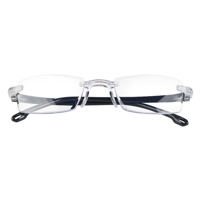 Безрамные кирпичные и каменные отделки, встроенные очки с защитой от синего света, трансграничные безрамные плоские очки для взрослых, производители оптовых товаров