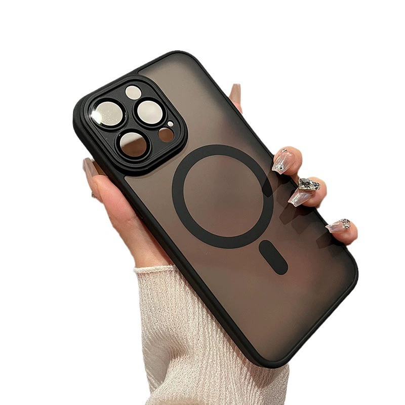 เคสโทรศัพท์ (Apple iPhone 17) พื้นผิวด้านเรียบแบบแมตต์ รองรับ MagSafe กันกระแทก