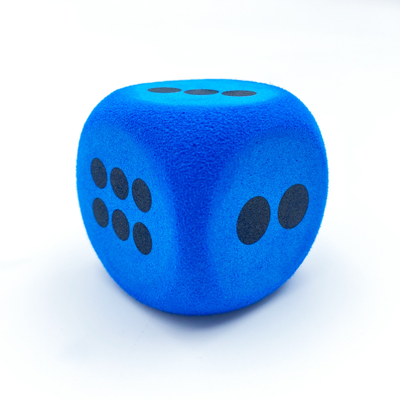 Color al por mayor 38mm redondeado Eva molienda dados de espuma DIY creativo ángulo recto dados de espuma EVA dados