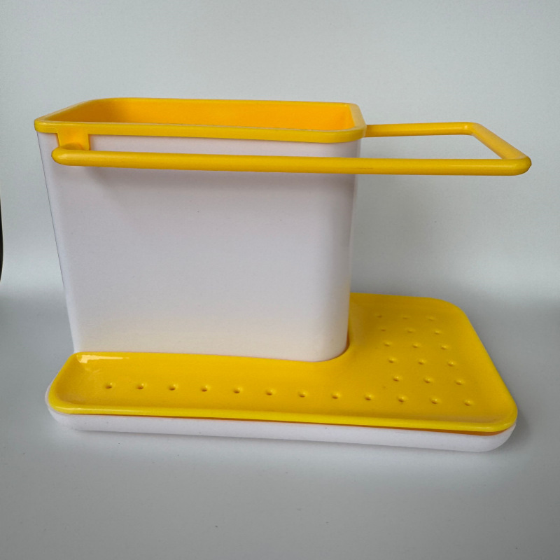 Suministros de limpieza de cocina Almacenamiento y acabado estante de almacenamiento de drenaje creativo escritorio plato paño esponja estante de cepillo de olla de trapo