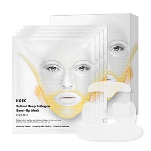 Hydrogel Lifting Mask KOEC Retinol Deep Collagen, 4‑pack, Sculpting & Elasticity Boost