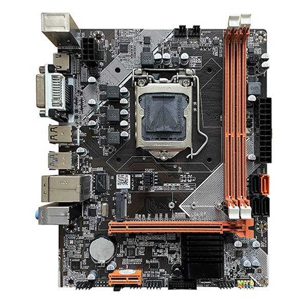 全新B75千兆台式电脑主板1155针M.2固态DDR3集成显卡VGA HDMI DVI