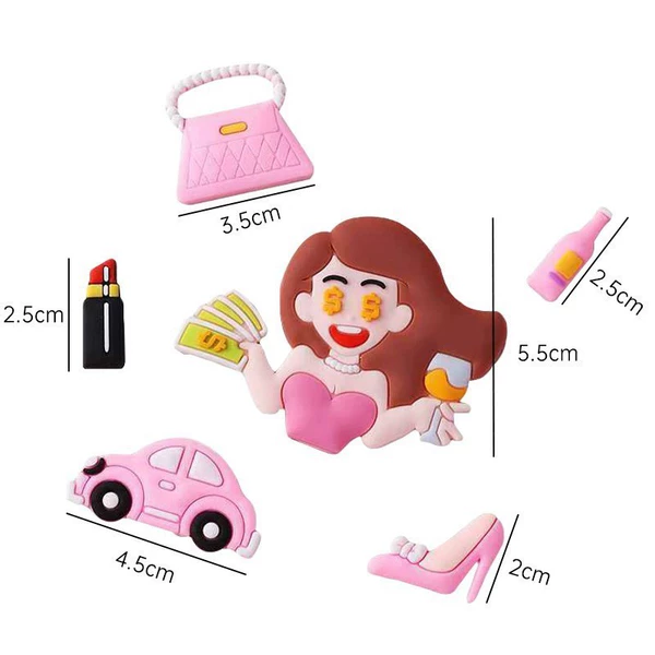 Soft glue rich woman-fan