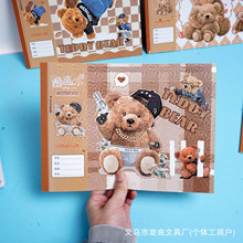 ��ͨ�¿�Teddy bear̩����A4ͼ��������ɰ��ܱ߿�˺���豾�滭��