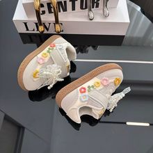 女童公主宝宝步鞋秋季德训新款软底0-1-3岁软底学步鞋婴幼儿板鞋