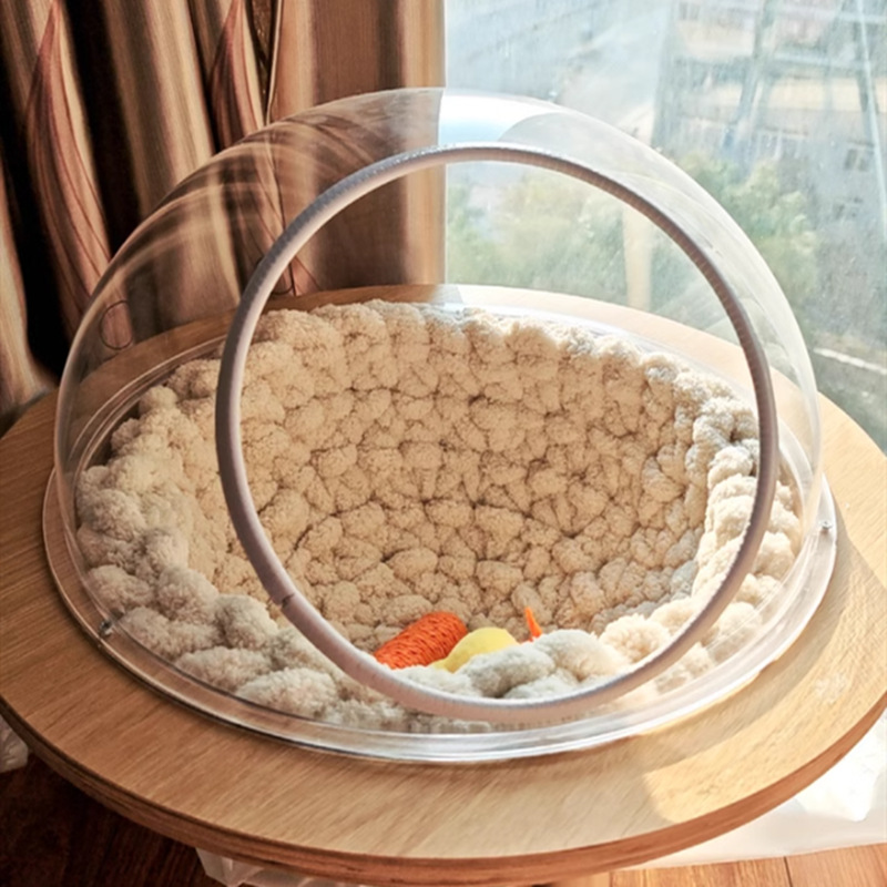 成品编织圆形坐垫椅子板凳垫地垫宠物睡垫狗垫猫垫狗猫窝垫彩色垫