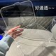 Transparent flip storage box household simple desktop dustproof storage living room coffee table snacks plastic storage basket wholesale