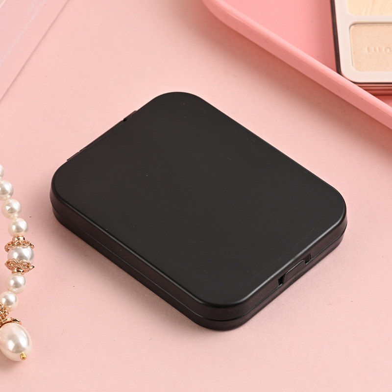 Espejo de Maquillaje Plegable de Doble Cara, ABS, Doble Cara, para Dormitorio y Baño