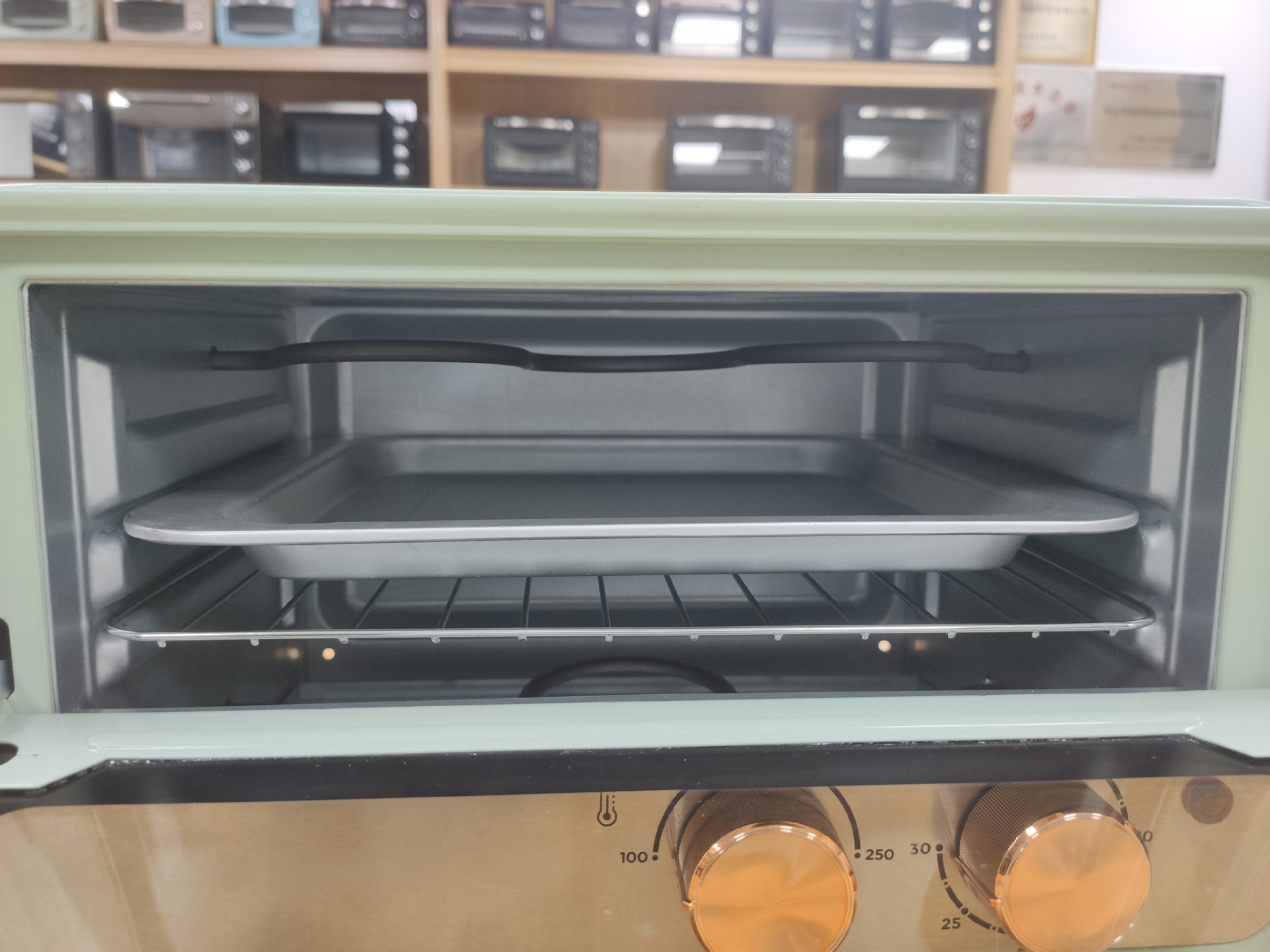 10 horno de aire de comercio exterior máquina de pizza doméstica mini horno pequeño a granel CDK fábrica de origen personalizada