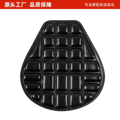 Motorcycle cushion, Breathable Soft Seat Cushion, Eva - universal-thin-seat-cushion-pu-leather-waterproof-model-black