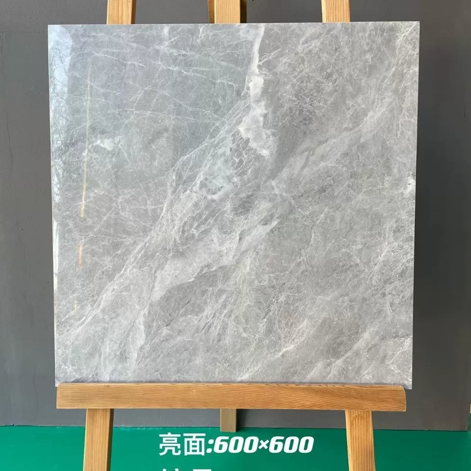 广东佛山600x600亮面抛釉全瓷砖家装工程地面墙面用砖