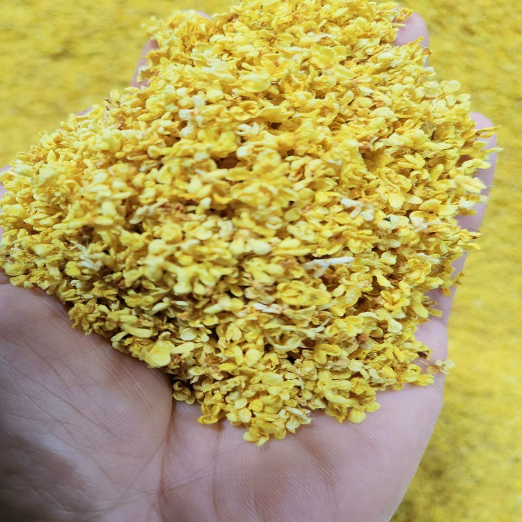 Сушеный османтус 2023 Гуанси Гуилин Новинка Гуилин Золотой османтус Чай из османтуса Оптовый образец Сушеный османтус для микроволновки