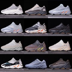 ホット販売ココナッツ700純原高版スニーカー黒魂骨白700v 3異形夜光男女靴蒲田靴