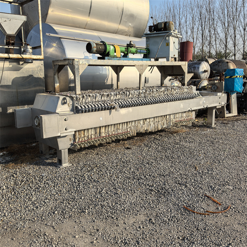 二手厢式压滤机 自动勒板程控隔膜压滤机 实验室板框压滤机