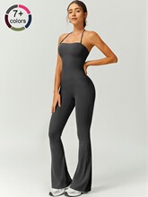 Y 36751 Fitted Flare Jumpsuit �B�w����ѝ �W���羳���R�d