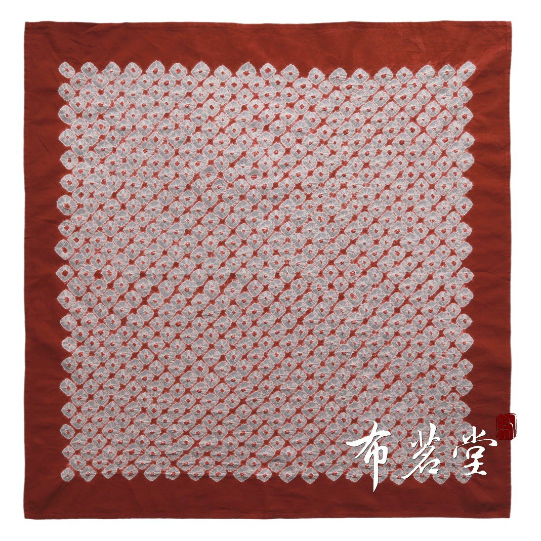 Ткань Mingtang полный-ширина галстук-окрашенные цвета небольшой квадратный тонкий хлопок ткань чистая рука галстук-окрашенные