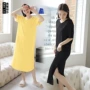 家居打底螺纹夏季连衣裙