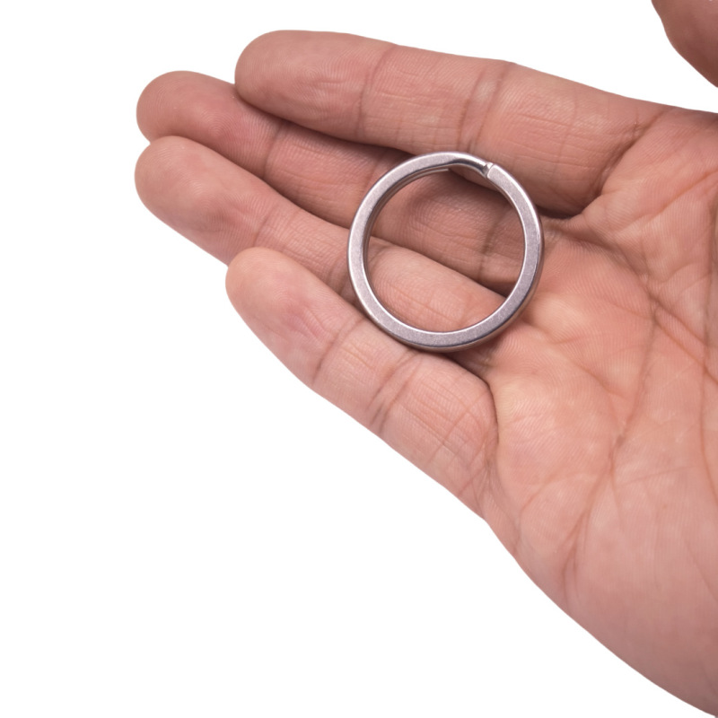 チタン合金キーホルダーキーリング純チタンキーホルダーメーカー卸売り10-35mm多目的錆びないリング|undefined