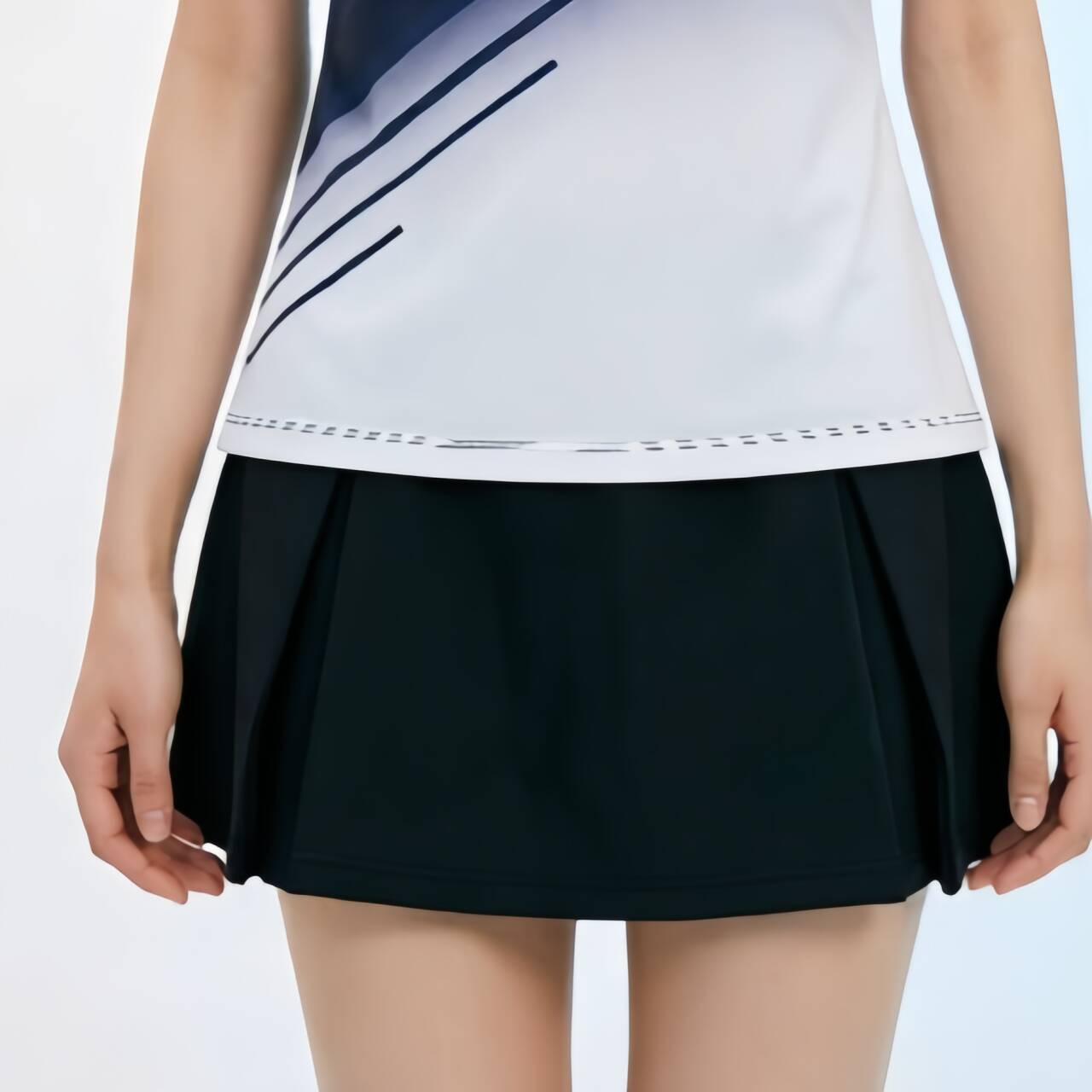 Summer sports tennis skirt for women, quick-drying, breathable, short skirt for fitness and running, anti-exposure sports skirt