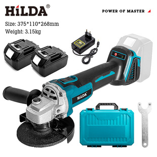 Brushless Rechargeable Angle Grinder High-Power Lithium Battery Cutting Machine Household Multi-Function Grinder Electric Grinder