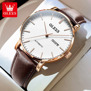 Oli's Brand Watch Factory Automatic Mechanical Watch Casual Thin Waterproof Light Luxury Men's Watch Men's Watch