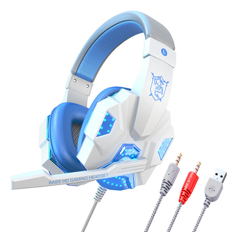Auriculares transfronterizos, auriculares especiales para computadora portátil con cable, juegos de deportes electrónicos, auriculares para juegos cómodos de usar