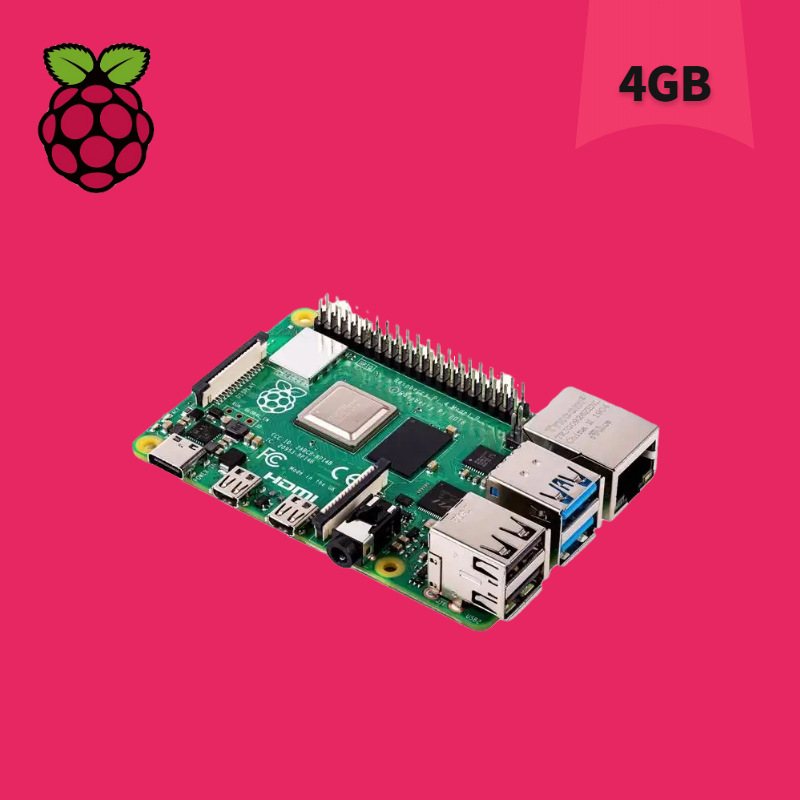 Raspberry Pi placa base Raspberry Pi 4B PLACA DE DESARROLLO 4 Generación 8GB ordenador