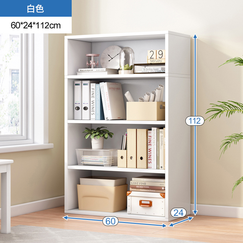 Estantería estante piso simple sala de estar gabinete hogar dormitorio multi-capa rack de almacenamiento armario pequeña estantería