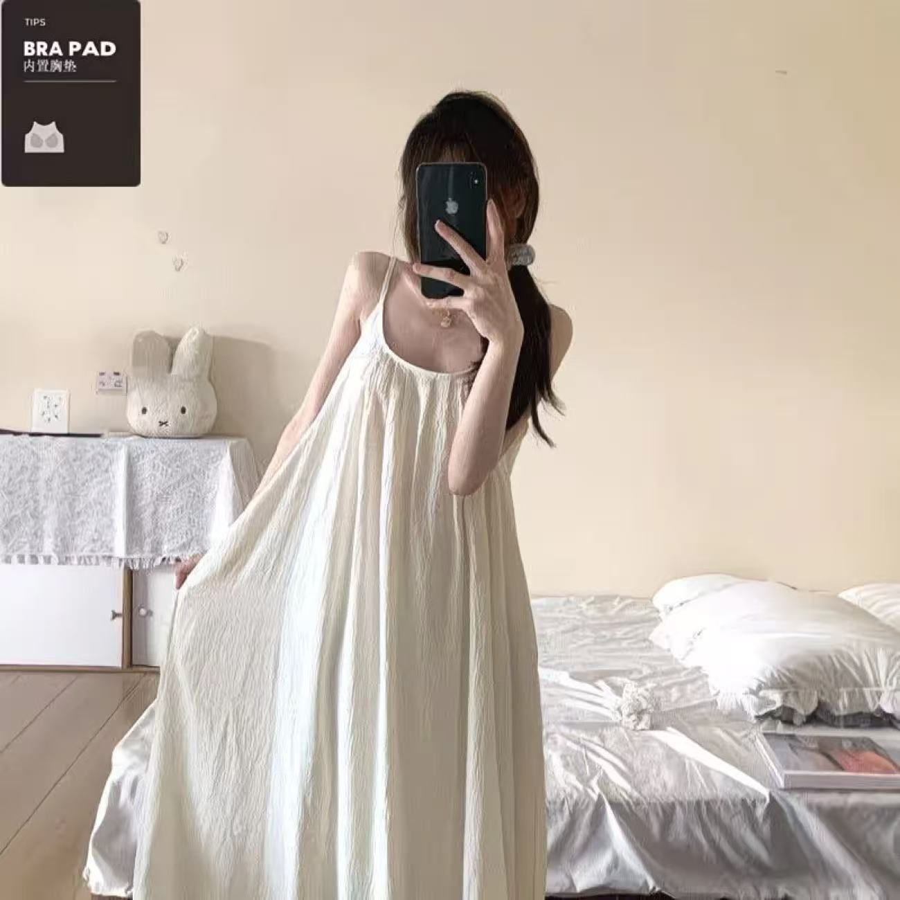 Al por mayor transfronterizo con cojín de pecho pijama de verano nube algodón sensación de tela exterior pantalones cortos de dibujos animados conjunto de ropa para el hogar