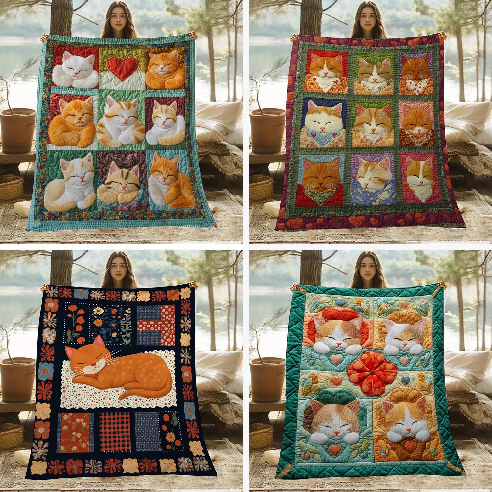 Temu跨境数码印花法兰绒室内外毛毯子外贸亚马逊批发代发厂家