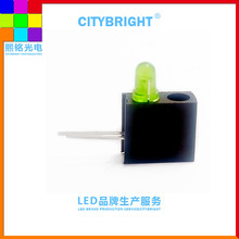 3mm˫�׵��� ��ɫ���� �̷���ɫ ���� �����90�� ����ָʾLED��