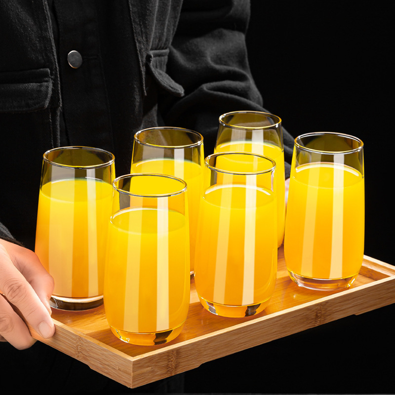 Green Apple glass cup suit household living room heat-resistant milk juice tea cup beer cup without lid drinking cup Green Apple glass cup suit household living room heat-resistant milk juice tea cup beer cup without lid drinking cup