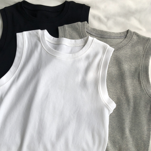 Simple and Elegant, Bra-Bottoming Body-Shaping Versatile Summer Tank Top for Women, Sleeveless Pure Color Base Shirt, Can Be Worn as a Top with a Straps