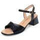 Summer New Open Toe Thick Heel Women Sandals French Elegant Square Heel High Heel Sandals Fashionable Simple Roman Sandals