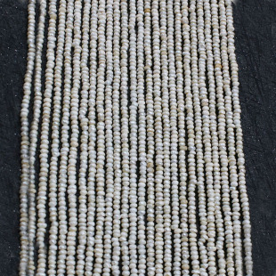 AliExpress hot sale natural fresh water pearl 2-3mm loose beads straight hole Pearl flat beads DIY jewelry accessories wholesale