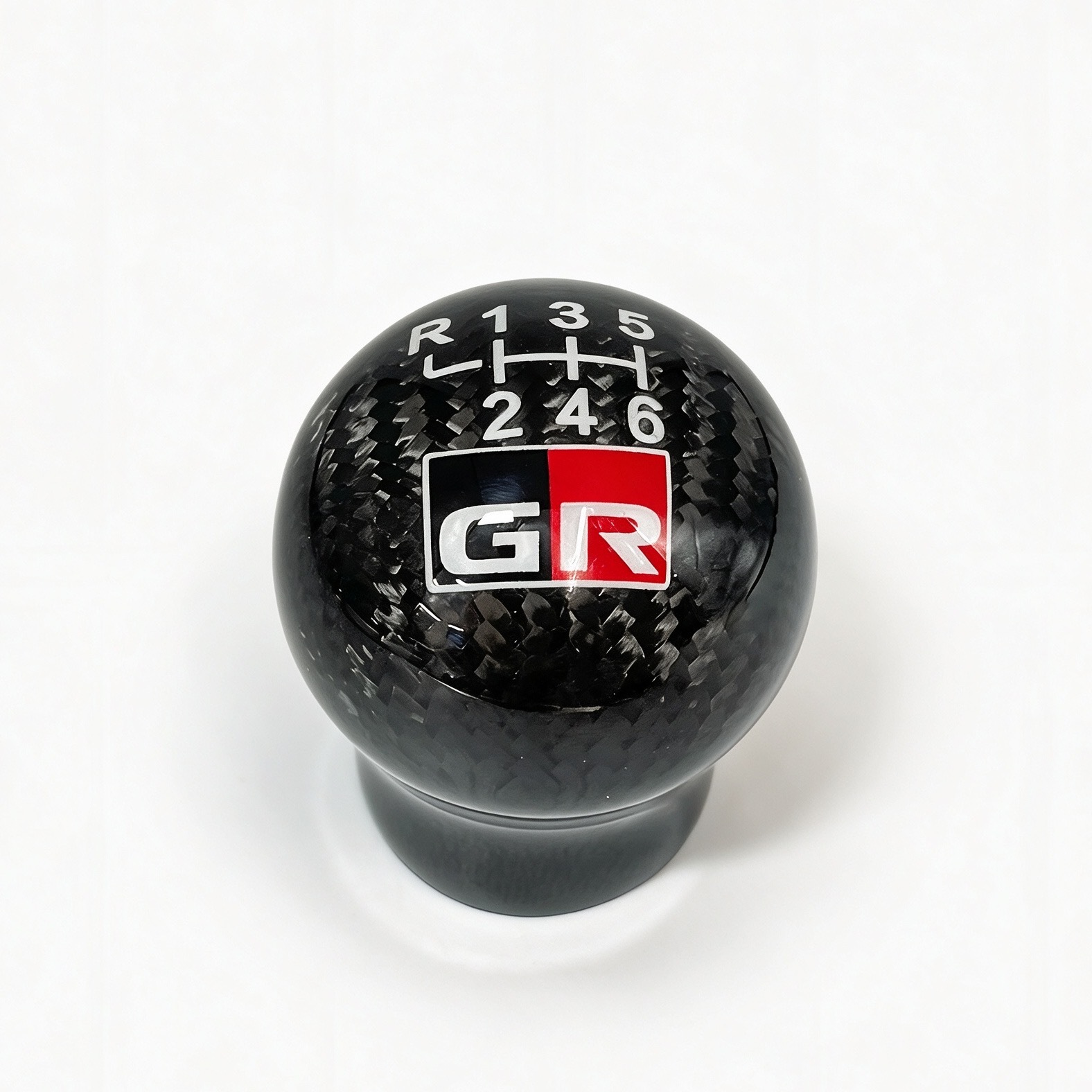 Car modification accessories RS carbon fiber gear shift knob ST6-speed shift knob suitable for Focus Fiesta