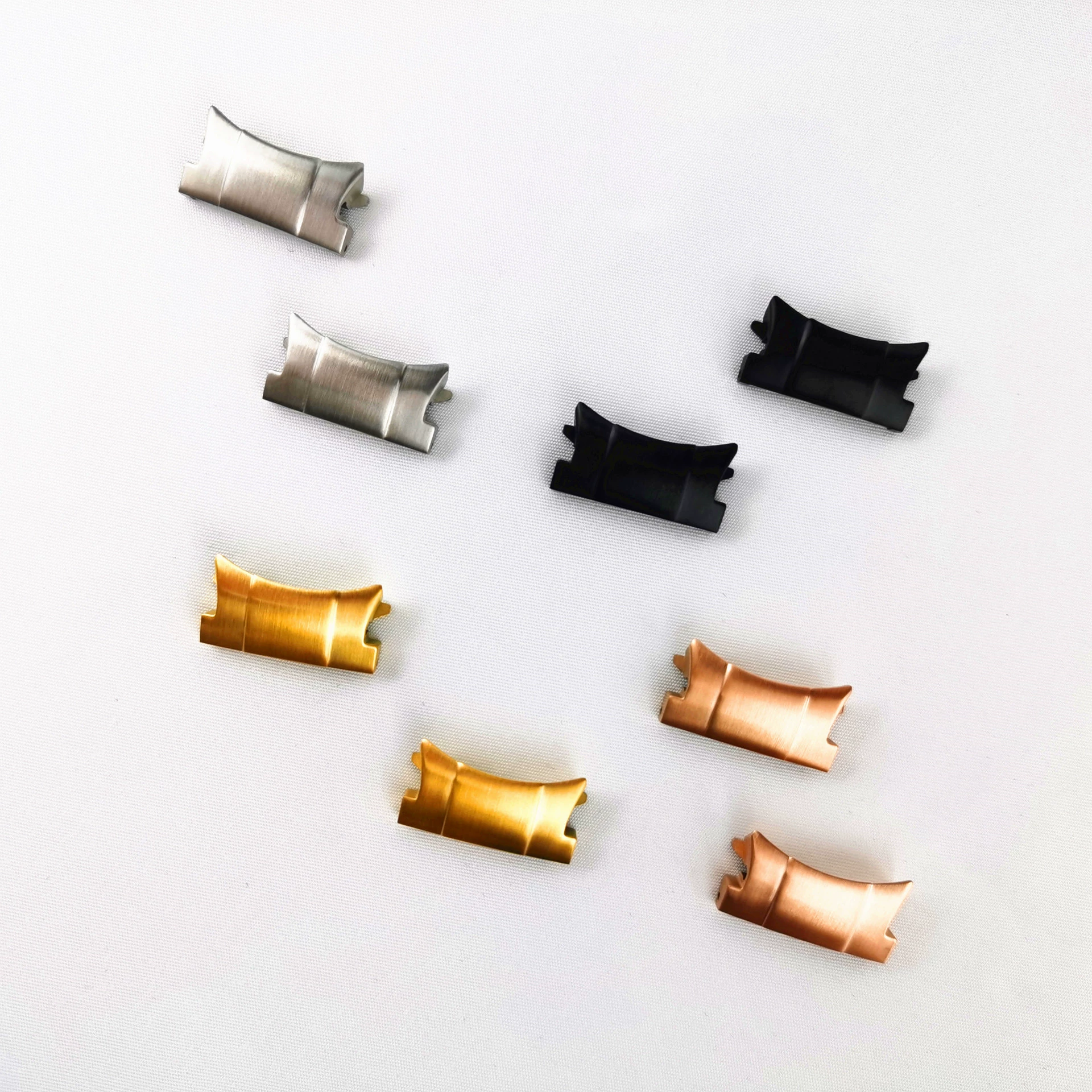 Для Samsung Galaxy Watch 4/5/5Pro Ремешок для часов Изогнутая Универсальная головка из нержавеющей стали