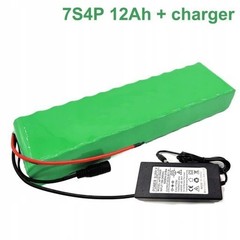 7S4P 18650 锂离子电池组 24V12000mAh 电动自行车助力车 平衡车